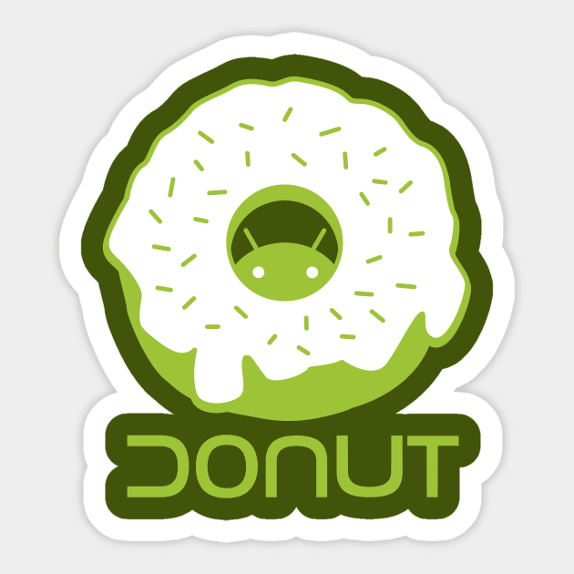 Droid Donut 2 Sticker by hardwear